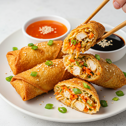 🍗Air Fryer Chicken Egg Rolls 🥟