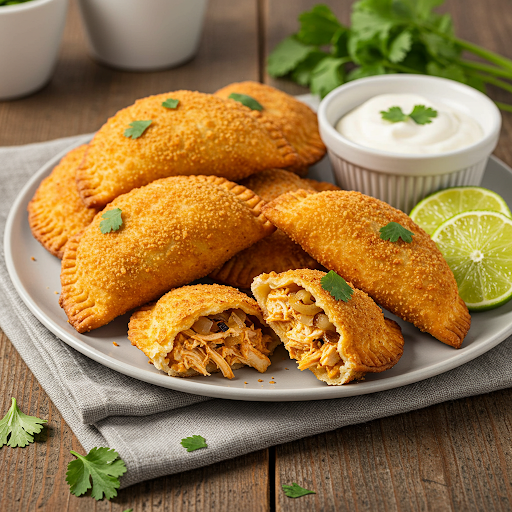 🍗Air Fryer Chicken Empanadas 🥟