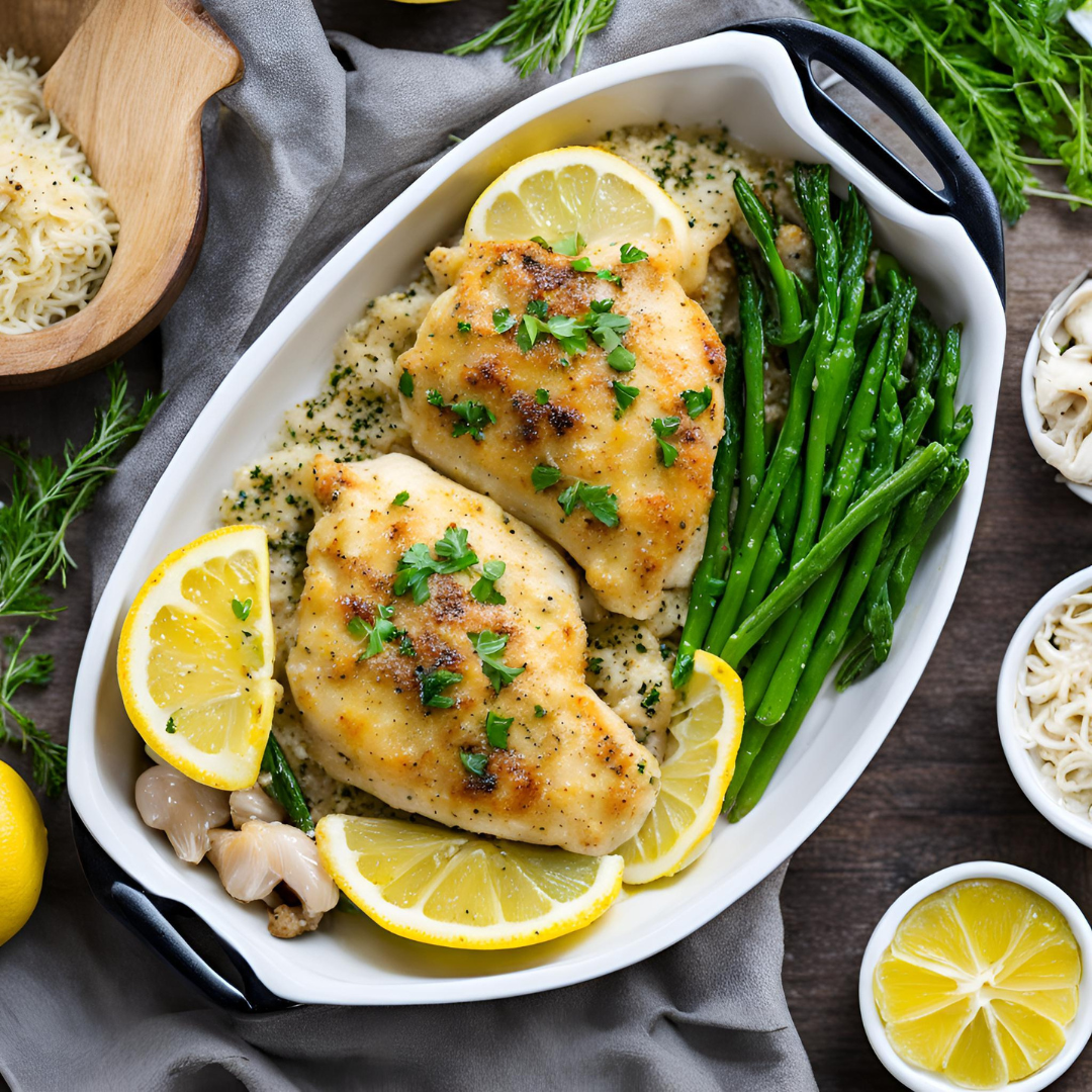 🍋Baked Lemon Garlic Chicken🍗