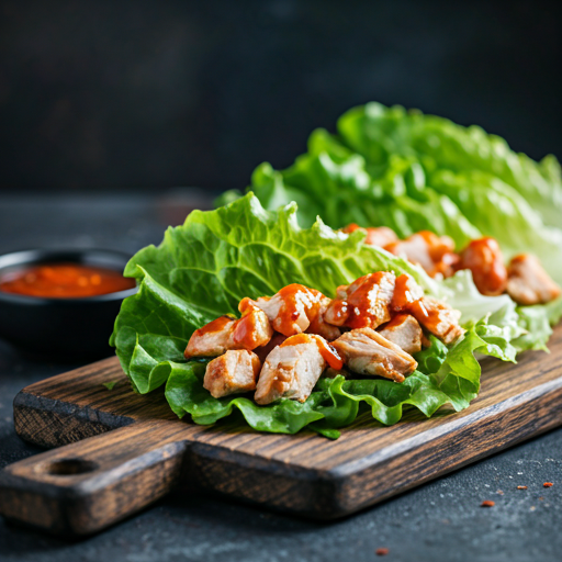 🌯 Chicken Lettuce Wraps 🥬