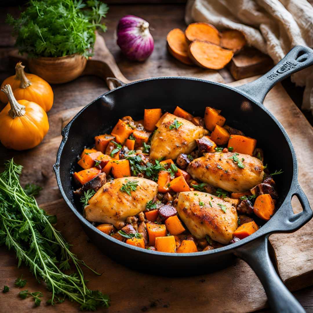 🍗Chicken and Sweet Potato Skillet 🍠