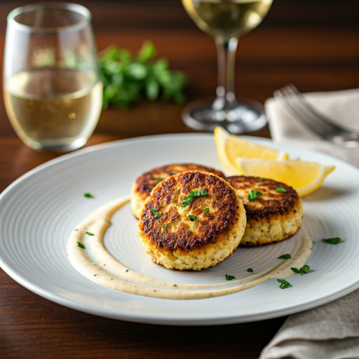 Crab Cakes with Remoulade Sauce: A Romantic Seafood Delight