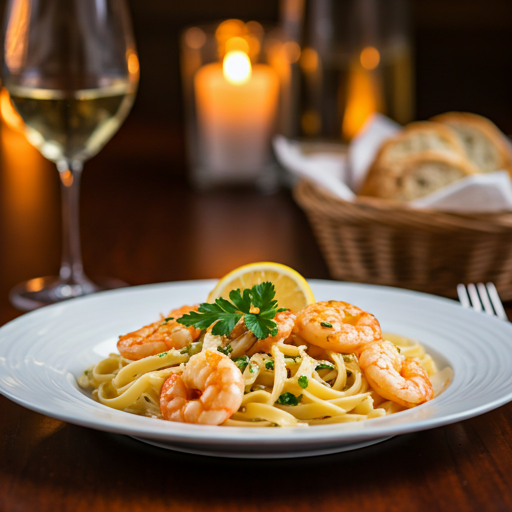 Shrimp Scampi with Linguine: A Quick and Romantic Dinner for Two