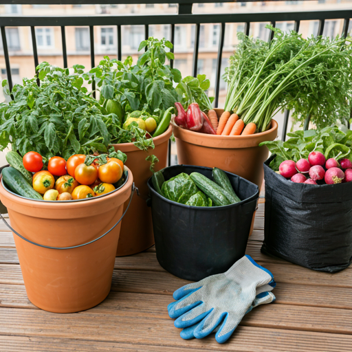 🌱 Growing Fresh Food at Home with Bucket Gardening 🌱