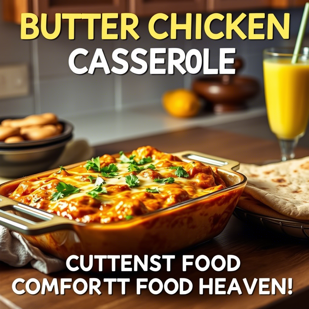 🍗Butter Chicken Casserole🥘