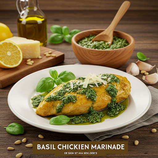 🍗Basil Pesto Chicken Marinade 🌿