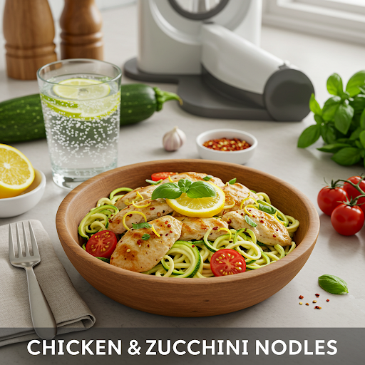 🍗Chicken and Zucchini Noodles 🥒