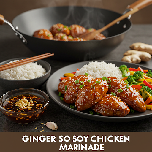 🍗Ginger Soy Chicken Marinade 🍯