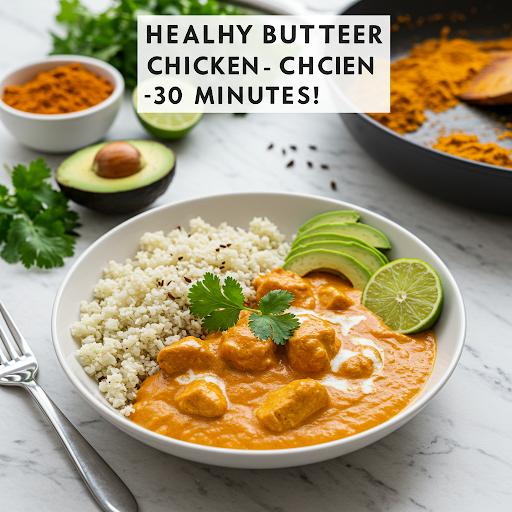 🍗Healthy Butter Chicken 🥗