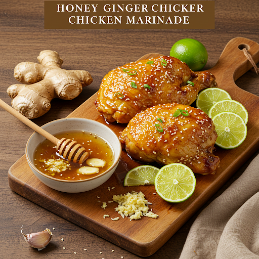 🌿Honey Ginger Chicken Marinade 🍯