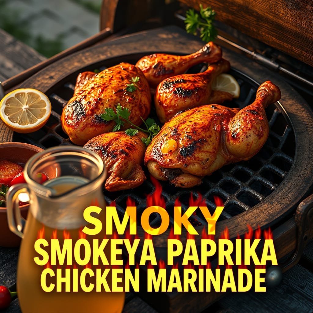 🍗Smoky Paprika Chicken Marinade 🌶️