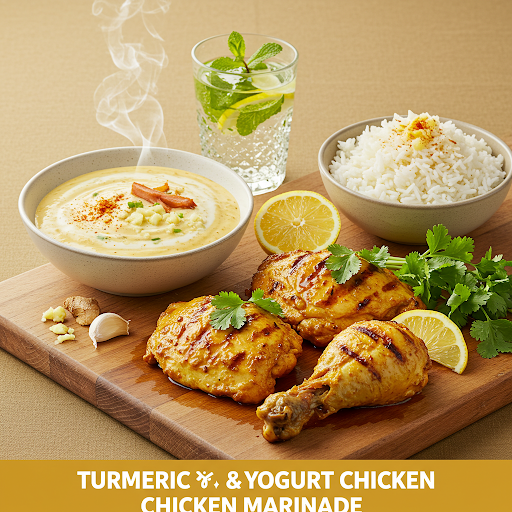 🍗Turmeric and Yogurt Chicken Marinade 🥄