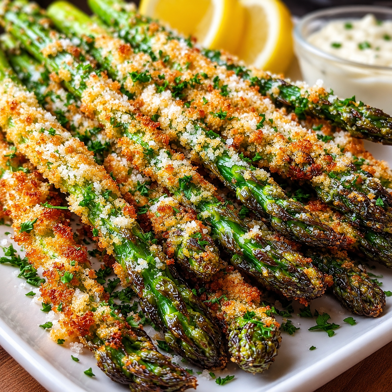 Crispy Garlic Parmesan Roasted Asparagus (Easy 20-Minute Side Dish)